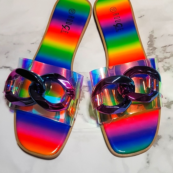 Rainbow Sandals - Picture 2 of 2
